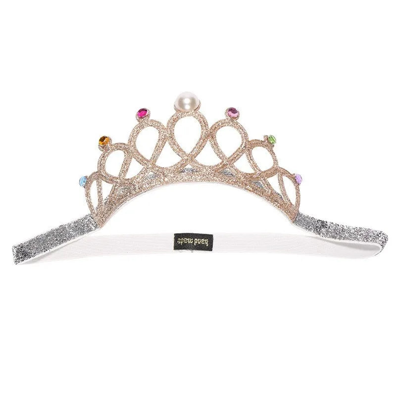Baby Girl Crown Headband – Birthday Party Hair Accessory for Newborn & Toddlers (0–3Y) | Maison Verde