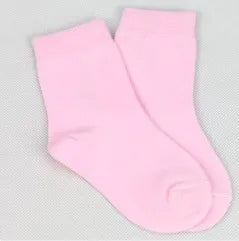 MaisonVerde® 20-Piece (10 Pair) Kids’ Cotton Socks – Candy Colours for Boys & Girls, 1–9 Years