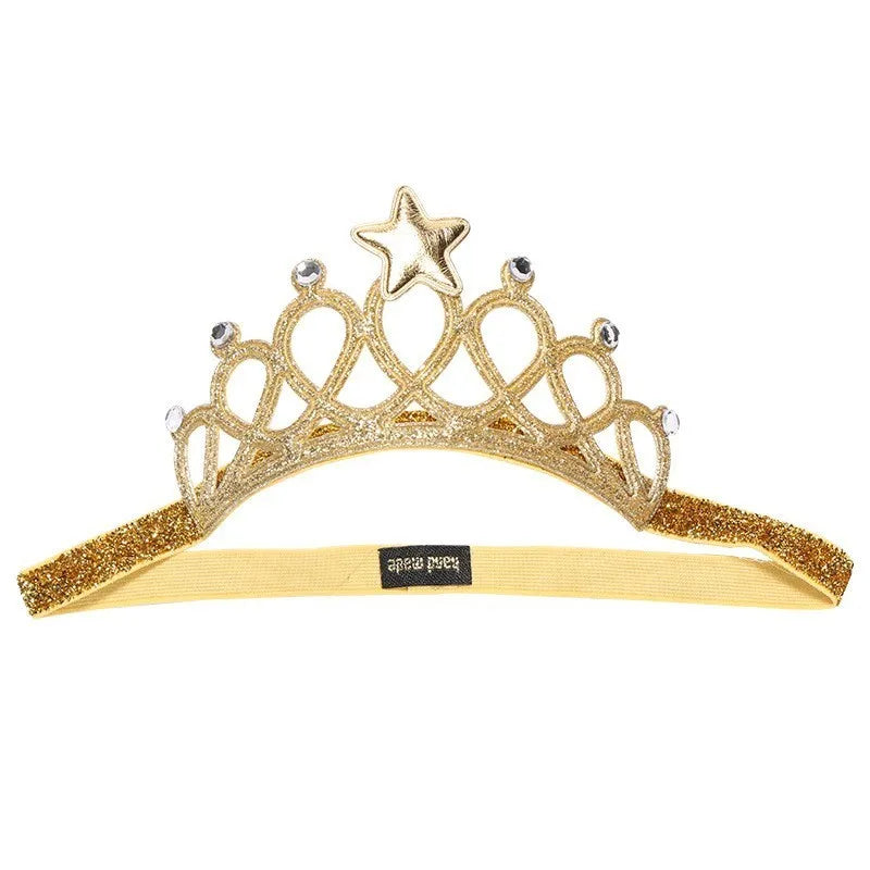 Baby Girl Crown Headband – Birthday Party Hair Accessory for Newborn & Toddlers (0–3Y) | Maison Verde