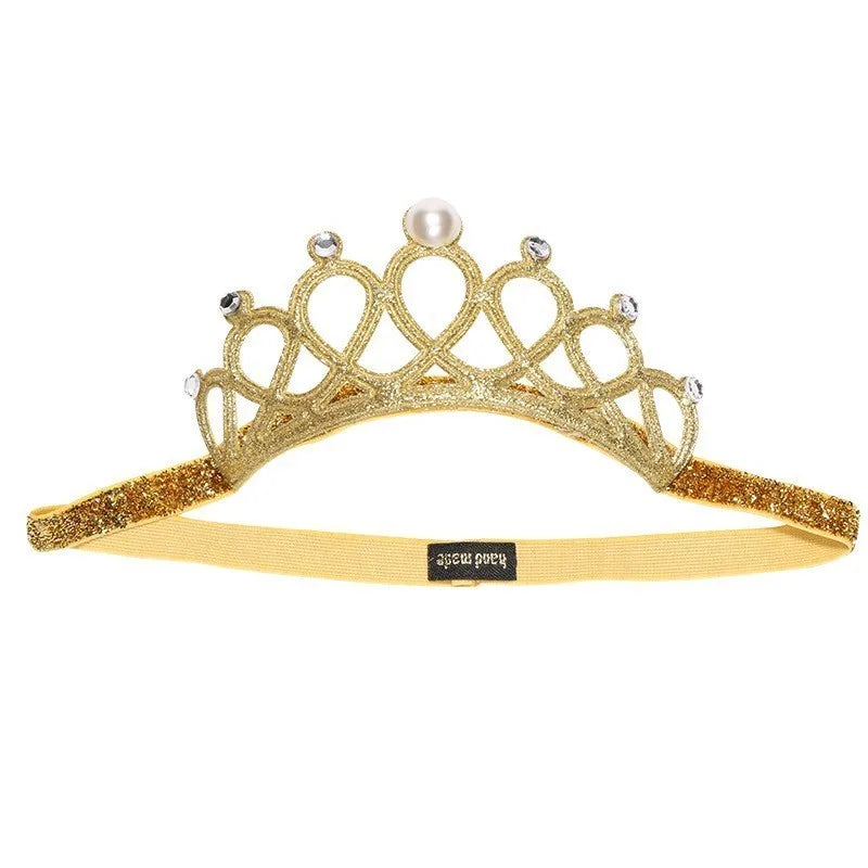 Baby Girl Crown Headband – Birthday Party Hair Accessory for Newborn & Toddlers (0–3Y) | Maison Verde