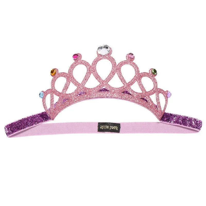 Baby Girl Crown Headband – Birthday Party Hair Accessory for Newborn & Toddlers (0–3Y) | Maison Verde