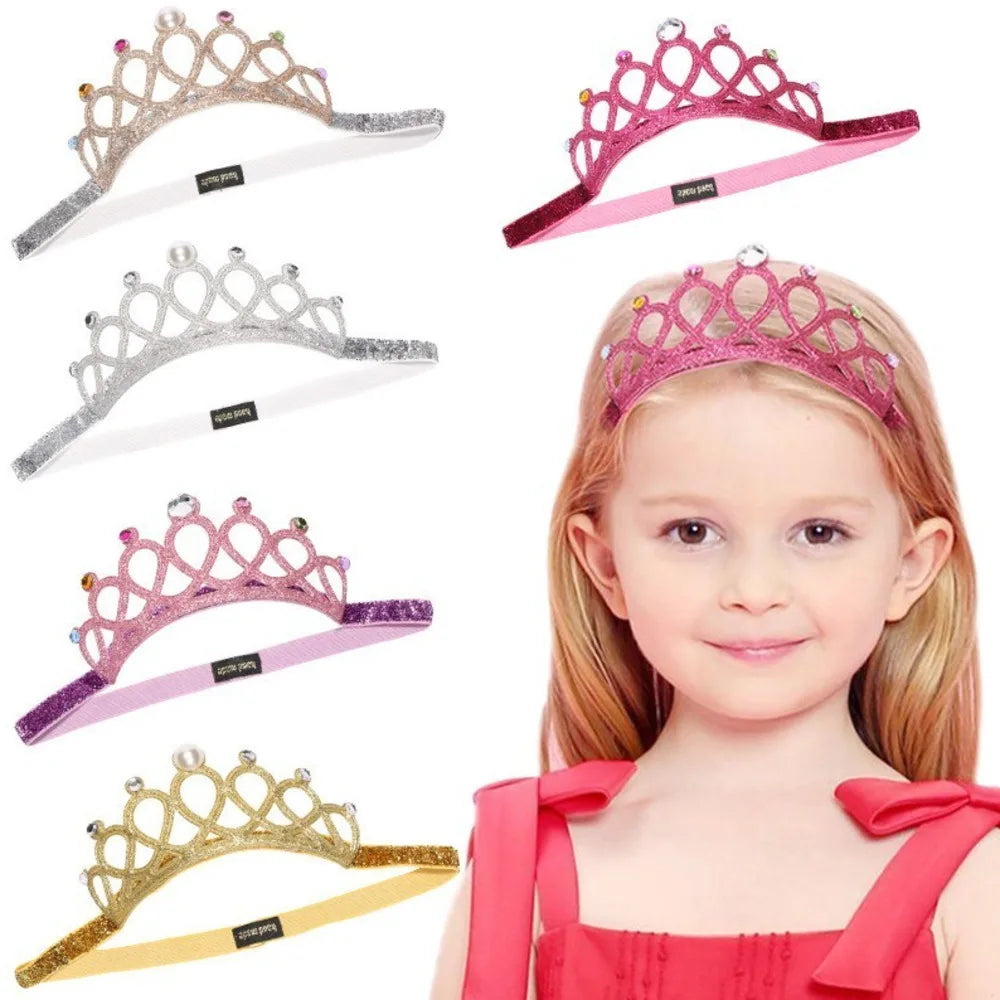Baby Girl Crown Headband – Birthday Party Hair Accessory for Newborn & Toddlers (0–3Y) | Maison Verde