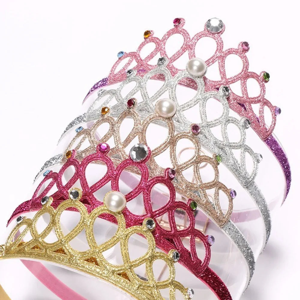 Baby Girl Crown Headband – Birthday Party Hair Accessory for Newborn & Toddlers (0–3Y) | Maison Verde