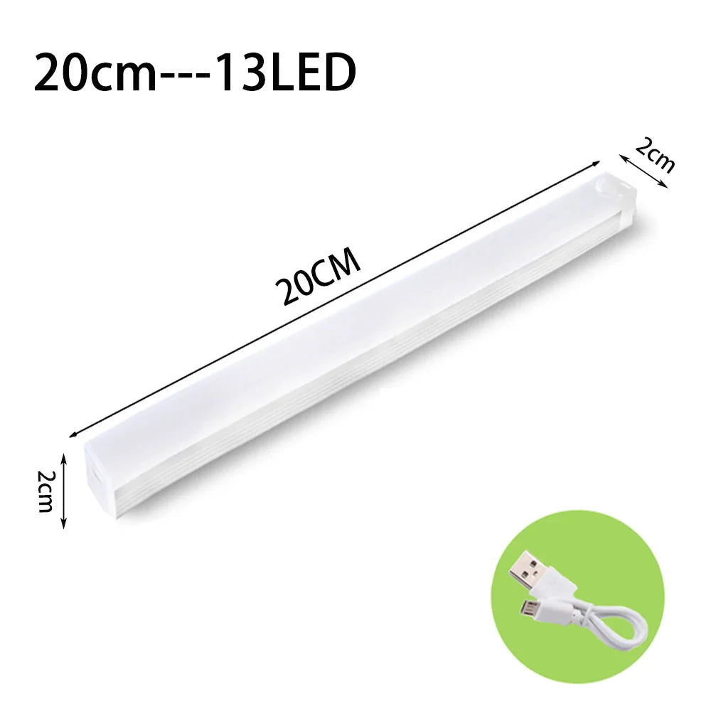 MaisonVerde® Rechargeable LED Motion Sensor Light – Wireless Night Light for Wardrobes, Stairs, Kitchen | Type-C Charging, 3-Mode Backlight