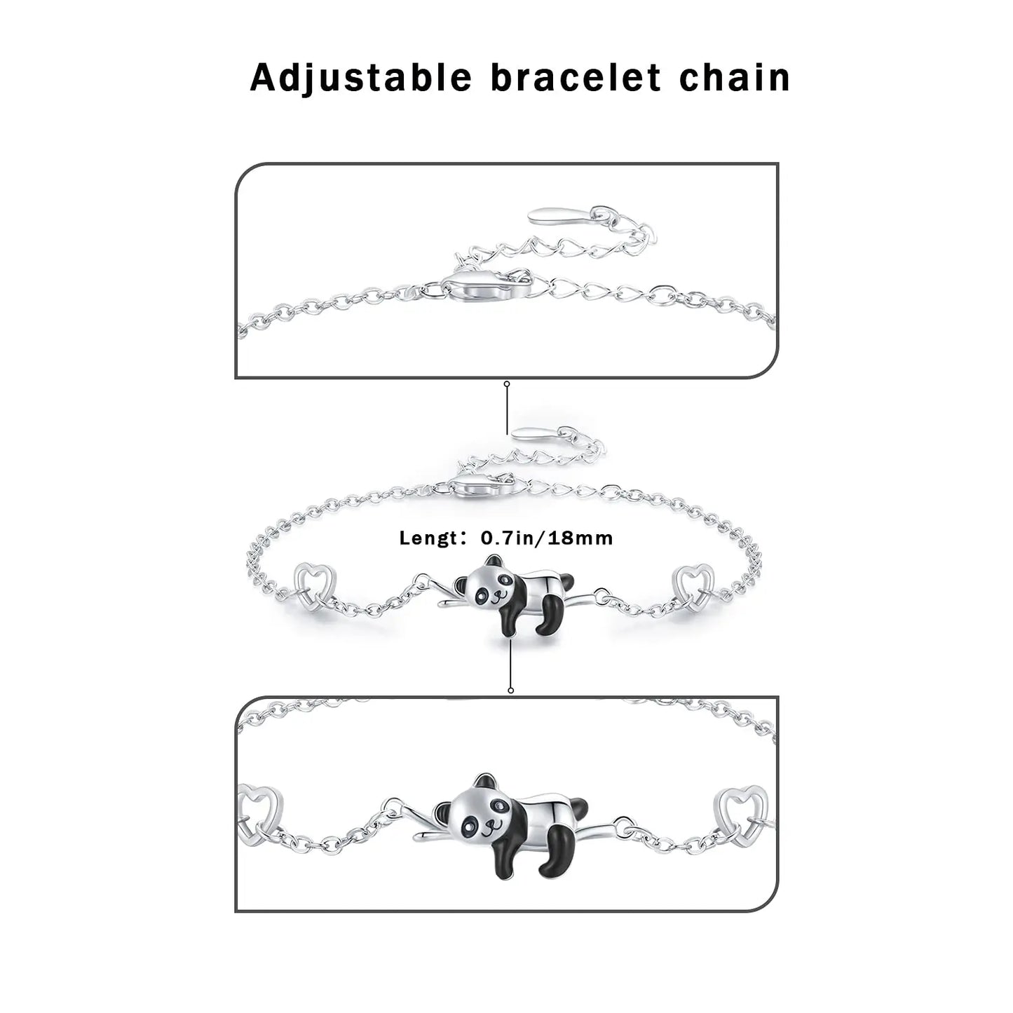 MaisonVerde® Cute Panda Bracelet – Animal Charm Jewelry Gift for Girls & Women | Harong High Quality Birthday & Christmas Surprise