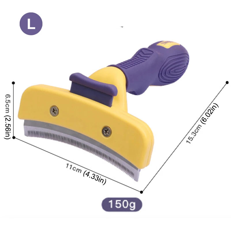 MaisonVerde® Stainless Steel Grooming Comb – Knot-Remover & Deshedding Brush for Dogs & Cats