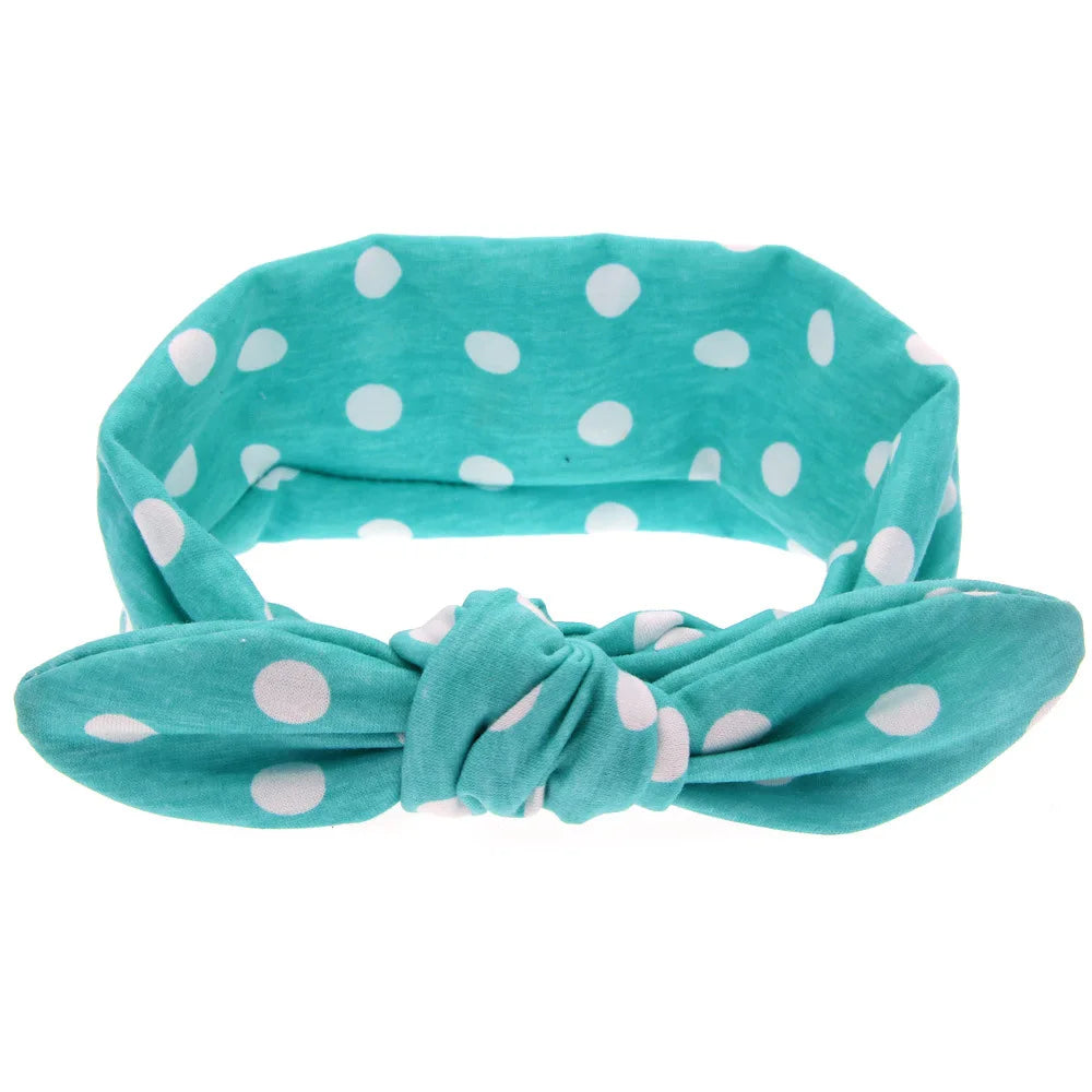 MaisonVerde® Baby Girl Rabbit Ear Bow Headband – Cute Infant & Toddler Hair Accessory