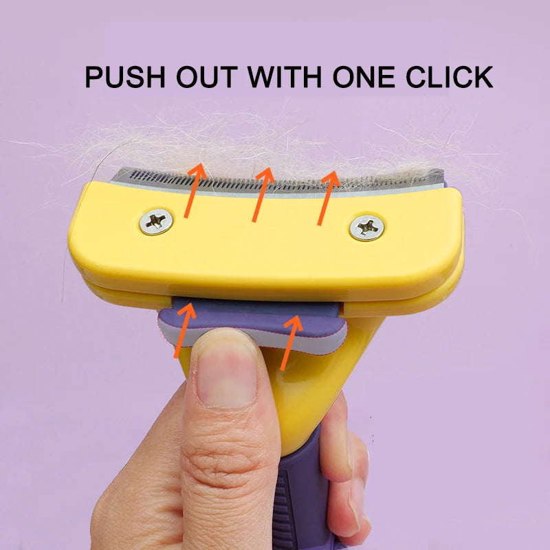 MaisonVerde® Stainless Steel Grooming Comb – Knot-Remover & Deshedding Brush for Dogs & Cats