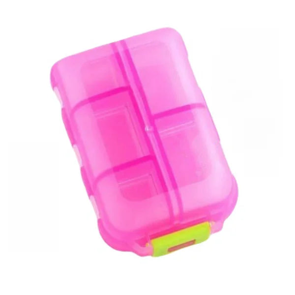 MaisonVerde® Travel Pill Organizer – Portable Moisture-Proof Medicine & Vitamin Box | 4–12 Compartments for Daily Use or Travel