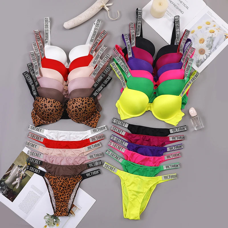 MaisonVerde® 2025 Seamless Push-Up Lingerie Set – Breathable Underwire Bra & Briefs | Everyday Shaping Support Inspired by Victoria’s Secret