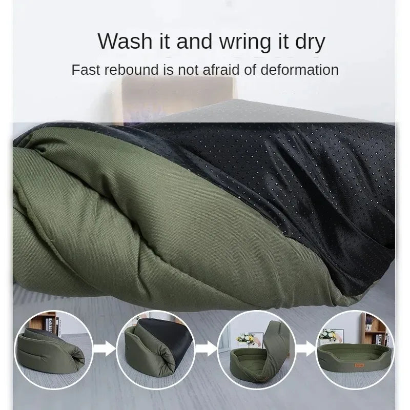 CloudNest™ Fluffy Dog & Cat Cushion Bed – Breathable, Hand-Washable, Sofa-Style Pet Mat | MaisonVerde