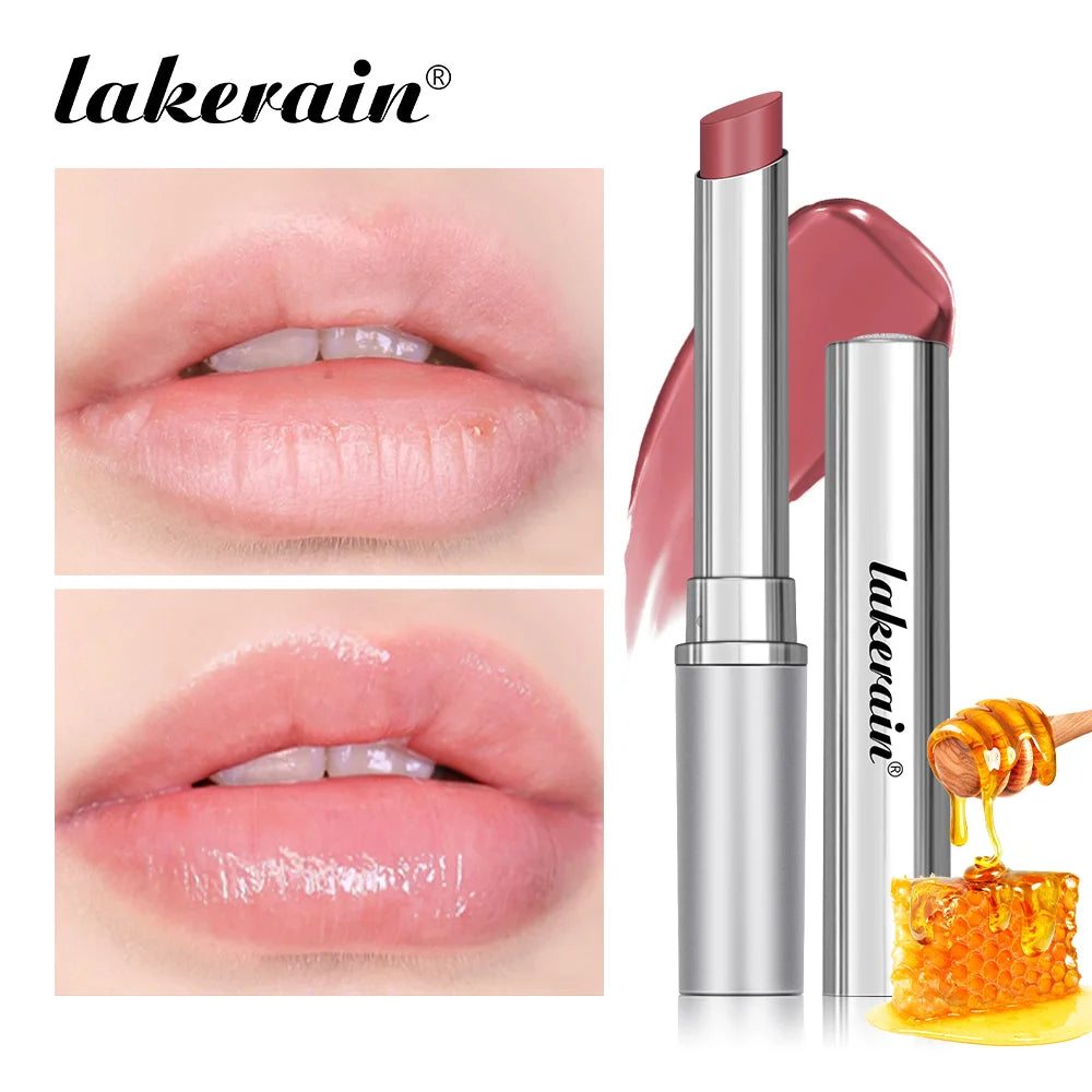 MaisonVerde® Pink Honey Colorless Lip Balm – Long‑Lasting Moisturising Gloss Lipstick