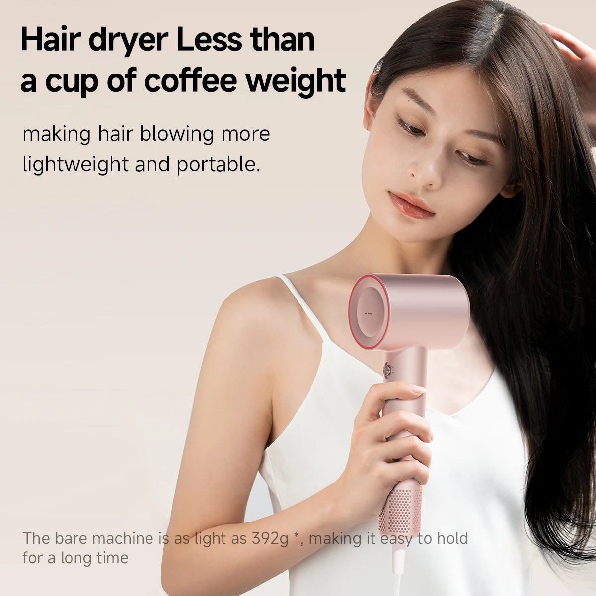MaisonVerde® DOCO Professional High-Speed Hair Dryer – 75m/s Fast Drying with 200 Million Negative Ions | Lightweight, Low Noise, Dual Voltage
