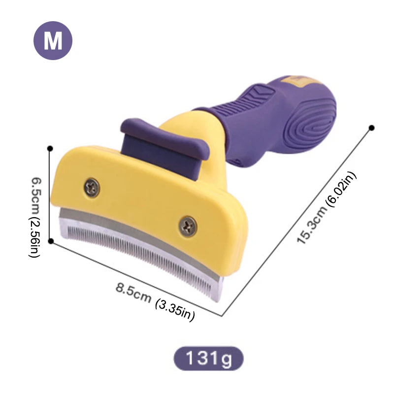 MaisonVerde® Stainless Steel Grooming Comb – Knot-Remover & Deshedding Brush for Dogs & Cats