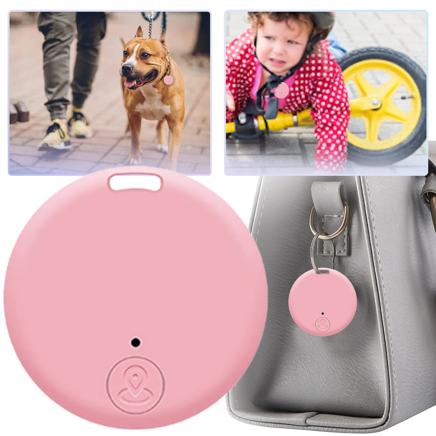 Mini Bluetooth GPS Tracker – Anti-Lost Smart Tag for Keys, Pets & Wallets