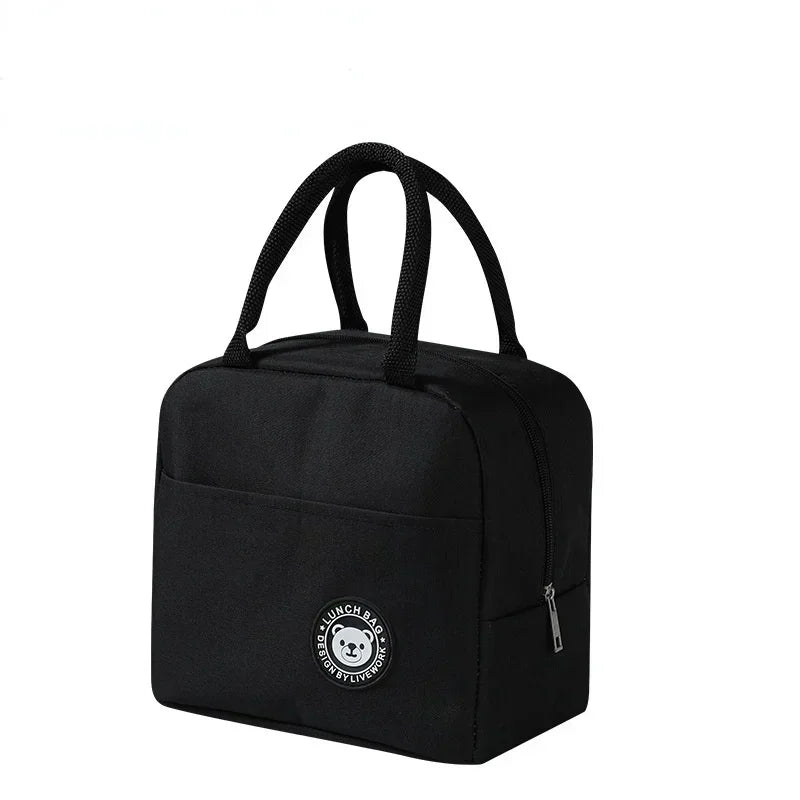 MaisonVerde® Reusable Insulated Lunch Bag – 8L Leakproof Thermal Cooler for Women & Men | Waterproof Nylon Meal Box Tote
