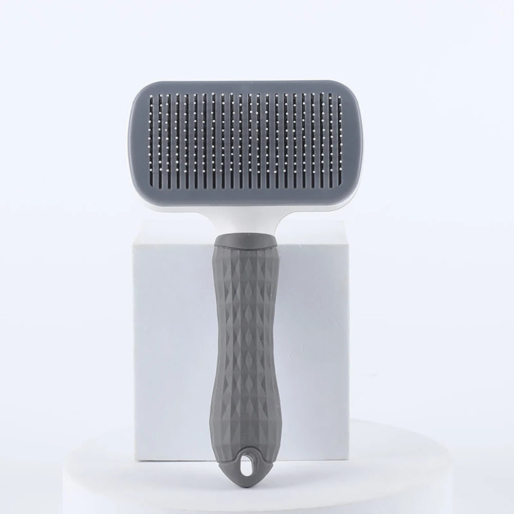 Pet Dog & Cat Hair Remover Brush – Gentle Grooming Comb for Loose Hair, Knots & Dander