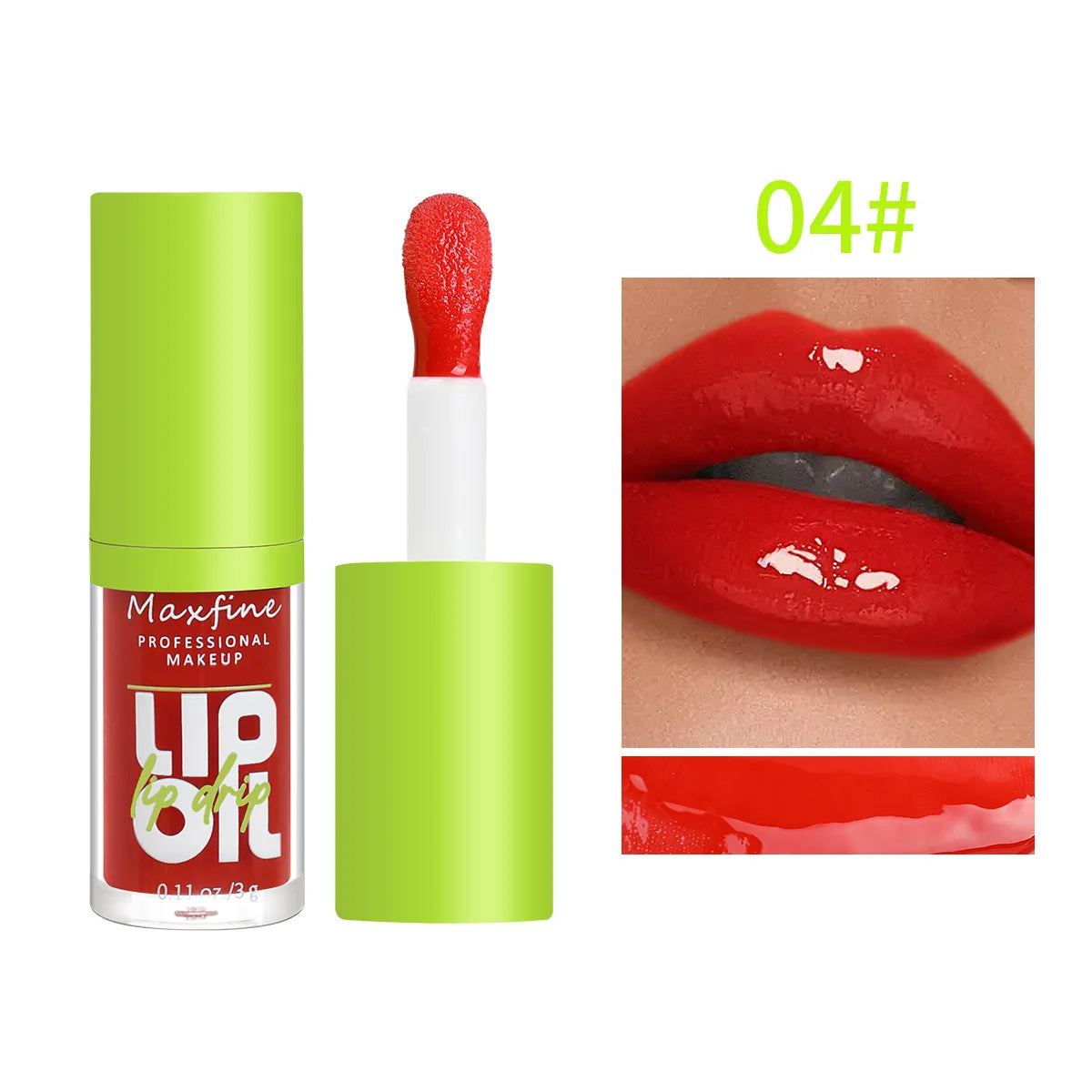 Lip Gloss – Waterproof, Long‑Lasting, Moisturising, Non‑Stick Cup