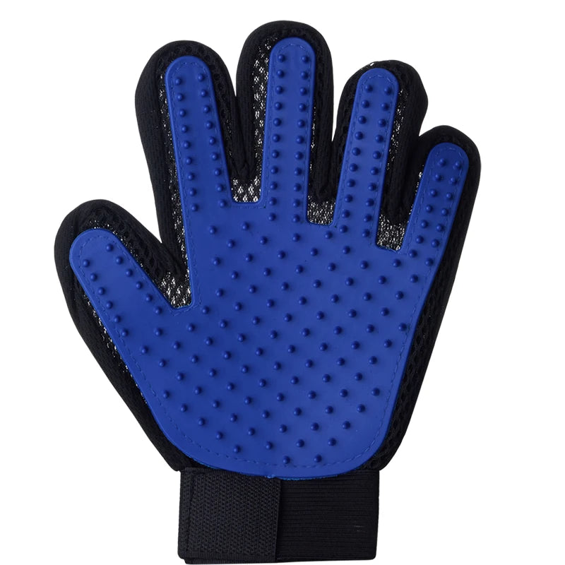 Pet Grooming Glove – Cat & Dog Hair Deshedding, Bath & Massage Brush