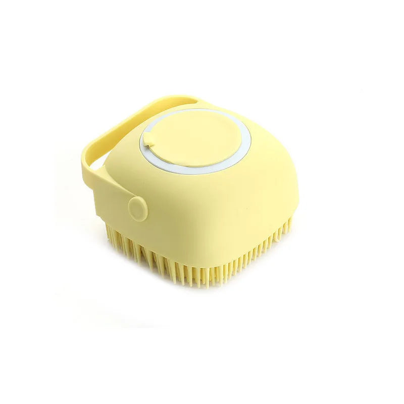 MaisonVerde® 3-in-1 Silicone Pet Bathing Brush – Grooming Tool with Shampoo Dispenser & Massager for Dogs & Cats | Free Shipping