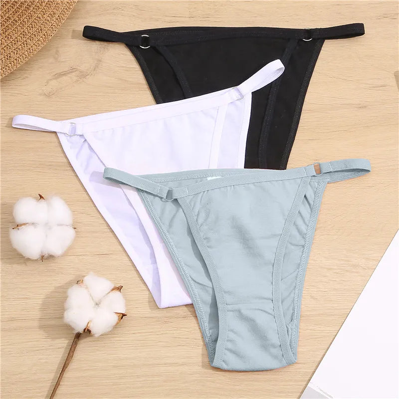 MaisonVerde® 3-Pack FINETOO Women’s Low-Rise Cotton Briefs – Soft Stretch Everyday Underwear | Sizes M to 2XL