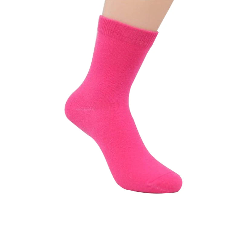 MaisonVerde® 20-Piece (10 Pair) Kids’ Cotton Socks – Candy Colours for Boys & Girls, 1–9 Years