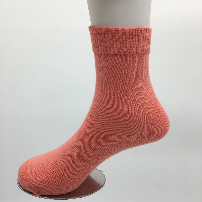 MaisonVerde® 20-Piece (10 Pair) Kids’ Cotton Socks – Candy Colours for Boys & Girls, 1–9 Years