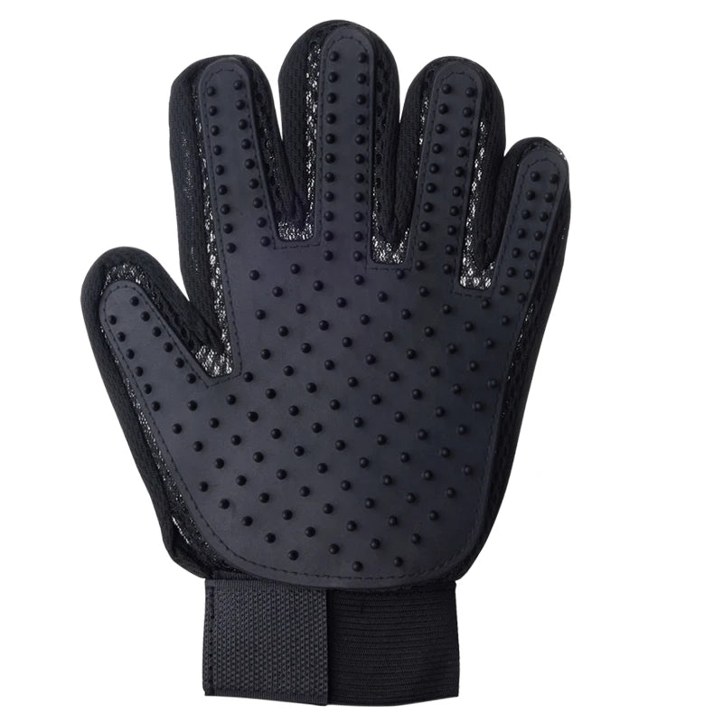 Pet Grooming Glove – Cat & Dog Hair Deshedding, Bath & Massage Brush