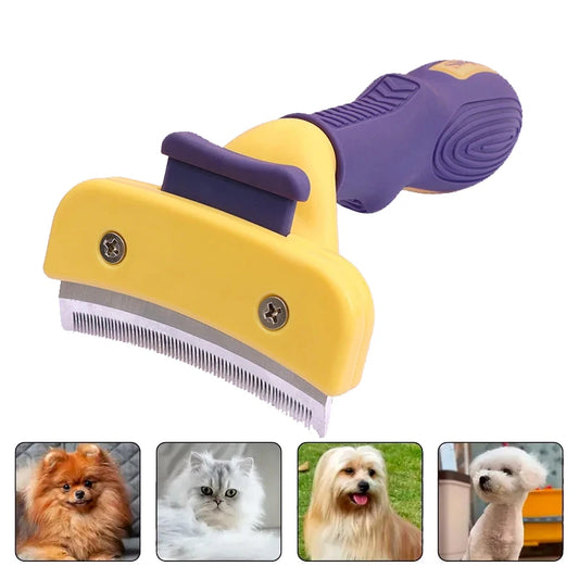 MaisonVerde® Stainless Steel Grooming Comb – Knot-Remover & Deshedding Brush for Dogs & Cats