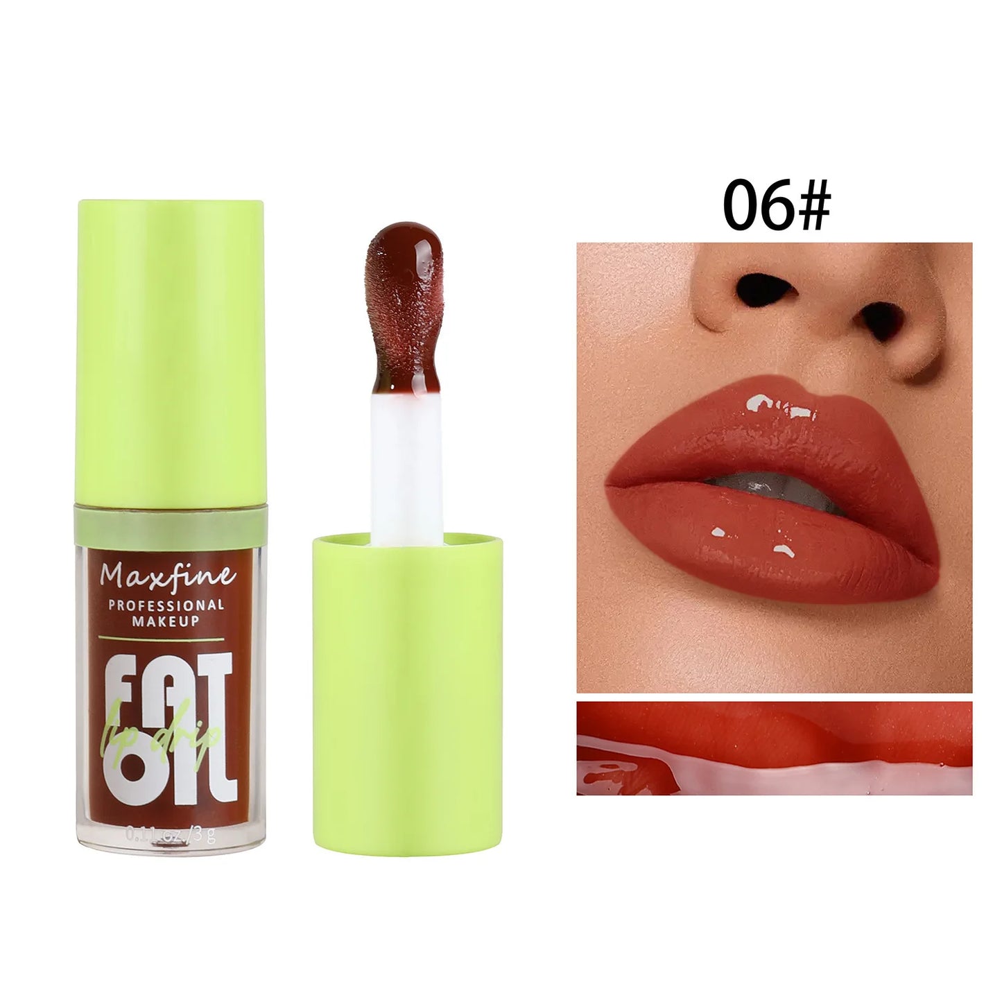 Lip Gloss – Waterproof, Long‑Lasting, Moisturising, Non‑Stick Cup