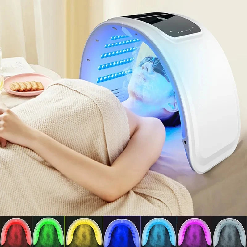 MaisonVerde® 7-Color LED Face Mask – Light Therapy Skin Rejuvenation Device | Anti-Aging, Acne Care, Whitening & Wrinkle Treatment