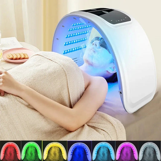 MaisonVerde® 7-Color LED Face Mask – Light Therapy Skin Rejuvenation Device | Anti-Aging, Acne Care, Whitening & Wrinkle Treatment
