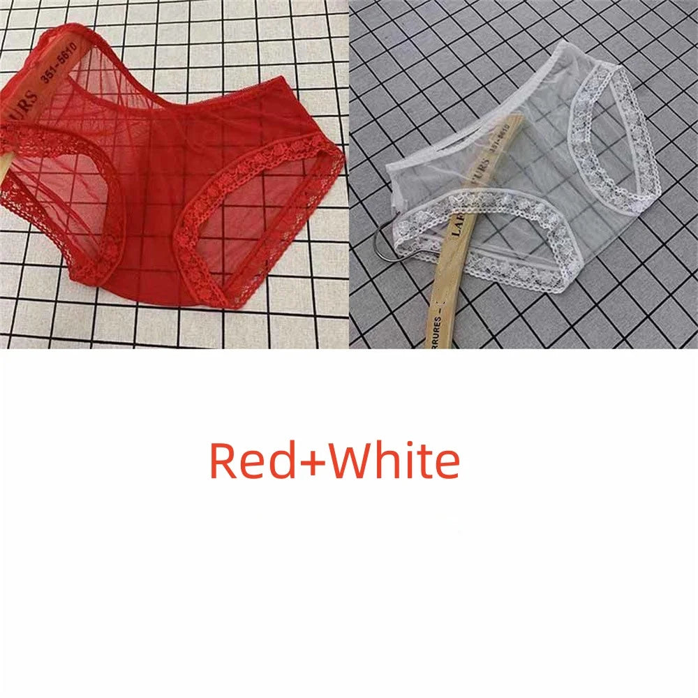 MaisonVerde® Sheer Mesh Seamless Briefs – Quick-Dry Transparent Low-Rise Panties for Women | Lightweight, Breathable, Sexy Underwear