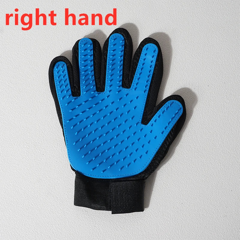 Pet Grooming Glove – Cat & Dog Hair Deshedding, Bath & Massage Brush