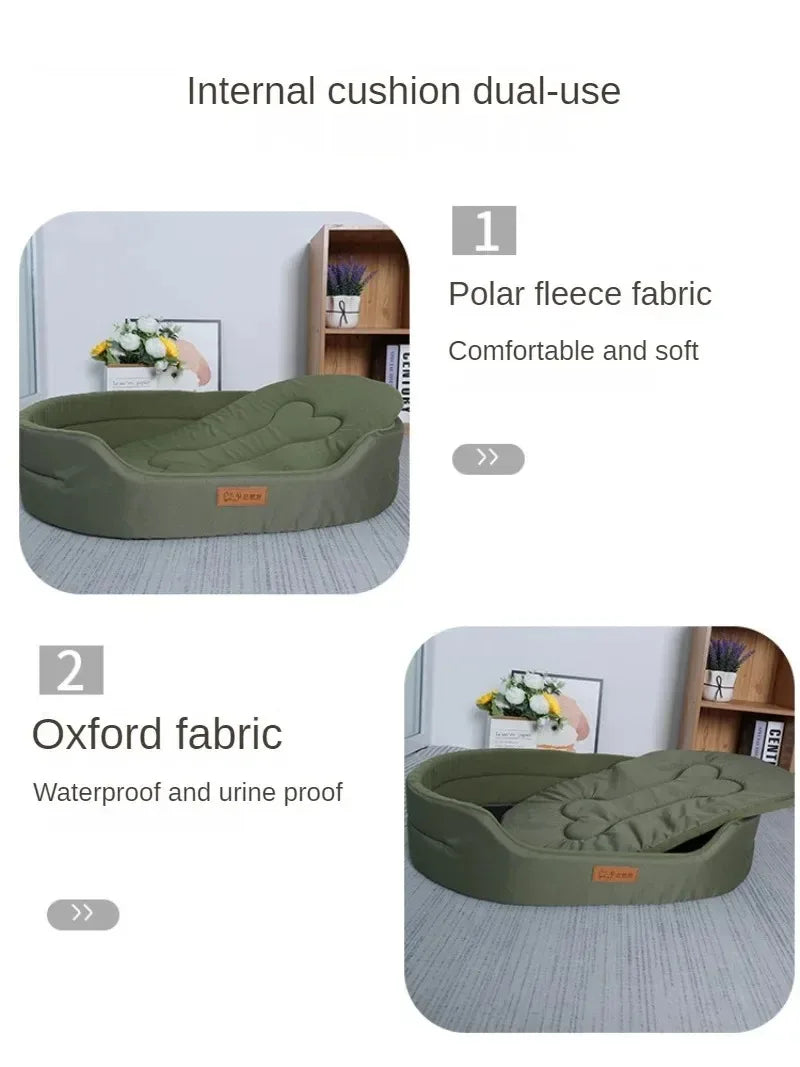 CloudNest™ Fluffy Dog & Cat Cushion Bed – Breathable, Hand-Washable, Sofa-Style Pet Mat | MaisonVerde