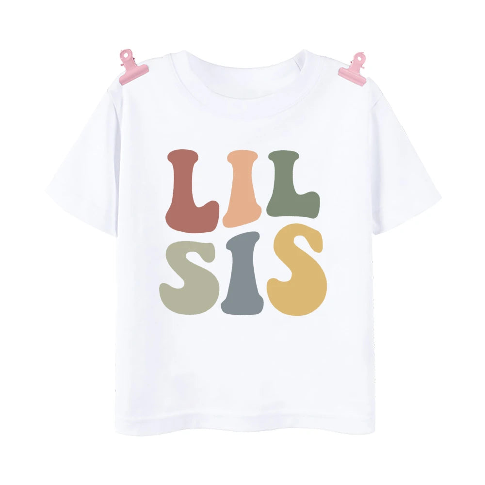 MaisonVerde® Matching Big Brother & Little Brother T-Shirts – Sibling Short Sleeve Tees for Kids | Summer Family Outfit