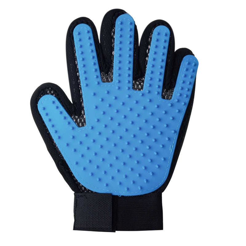 Pet Grooming Glove – Cat & Dog Hair Deshedding, Bath & Massage Brush