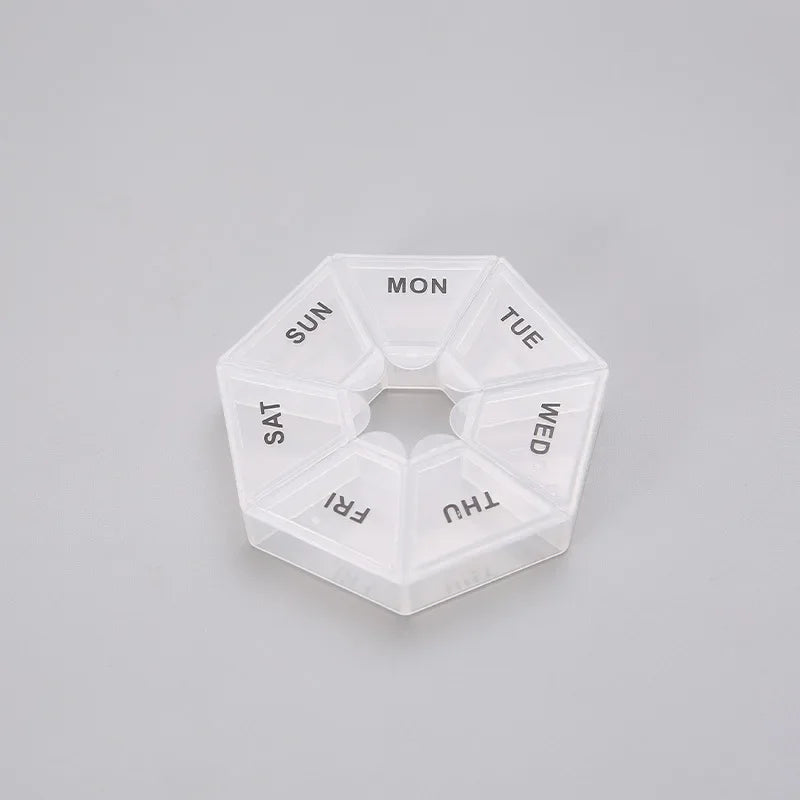 MaisonVerde® Mini Travel Pill Box – 7-Day Portable Pill Organizer for Vitamins, Tablets & Medicine | Compact & Lightweight Design