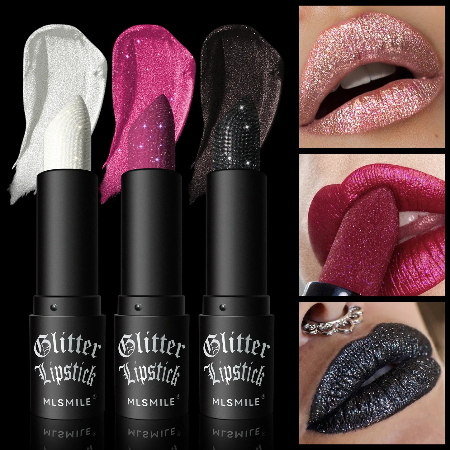 MLSMILE Multi‑Color Matte Lipstick – Long‑Lasting, Non‑Stick Cup, Easy‑Apply