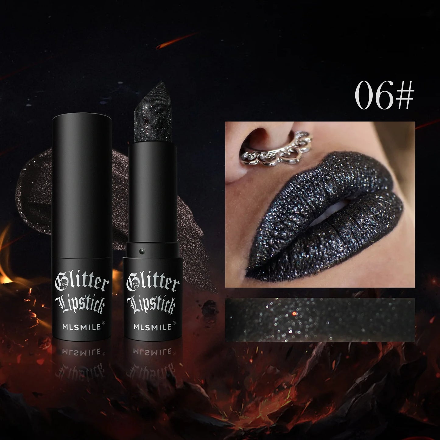 MLSMILE Multi‑Color Matte Lipstick – Long‑Lasting, Non‑Stick Cup, Easy‑Apply