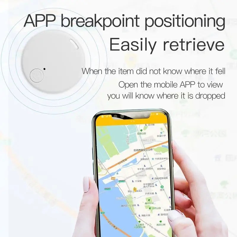 Mini Bluetooth GPS Tracker – Anti-Lost Smart Tag for Keys, Pets & Wallets