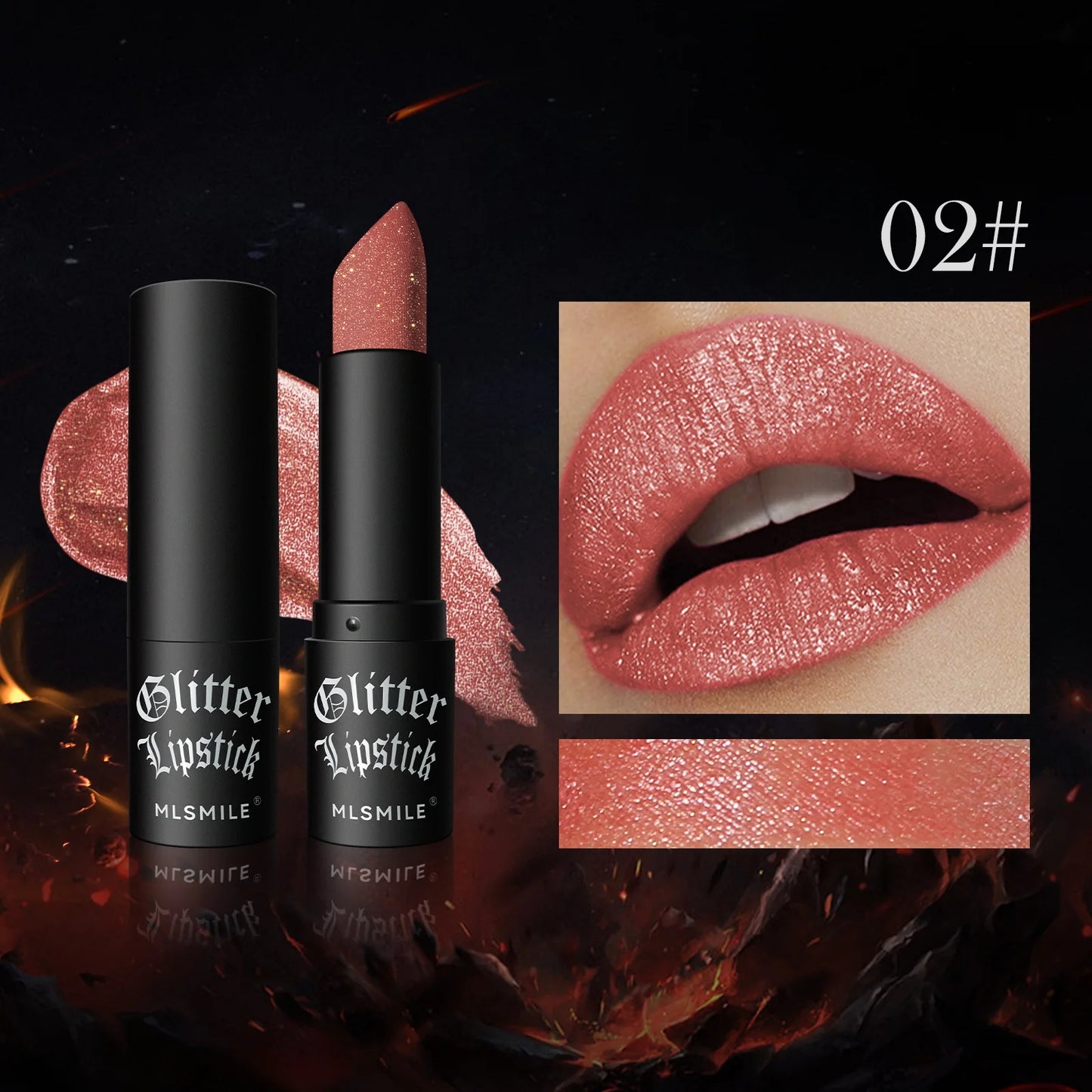 MLSMILE Multi‑Color Matte Lipstick – Long‑Lasting, Non‑Stick Cup, Easy‑Apply