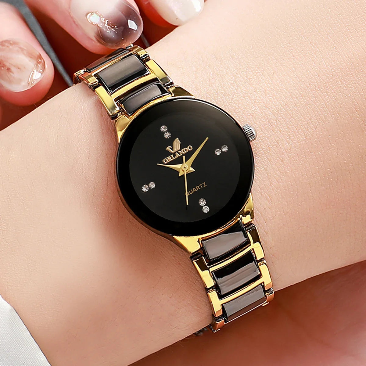 MaisonVerde® Couple’s Quartz Watch Set – Stainless Steel Fashion Wristwatches for Men & Women | Elegant Everyday Matching Timepieces