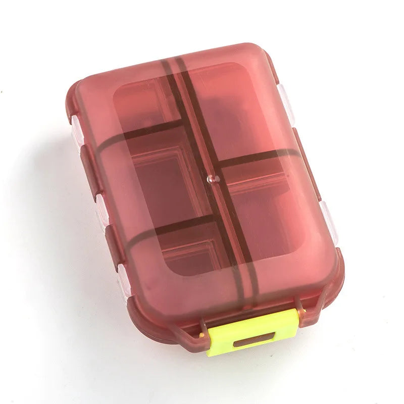 MaisonVerde® Travel Pill Organizer – Portable Moisture-Proof Medicine & Vitamin Box | 4–12 Compartments for Daily Use or Travel