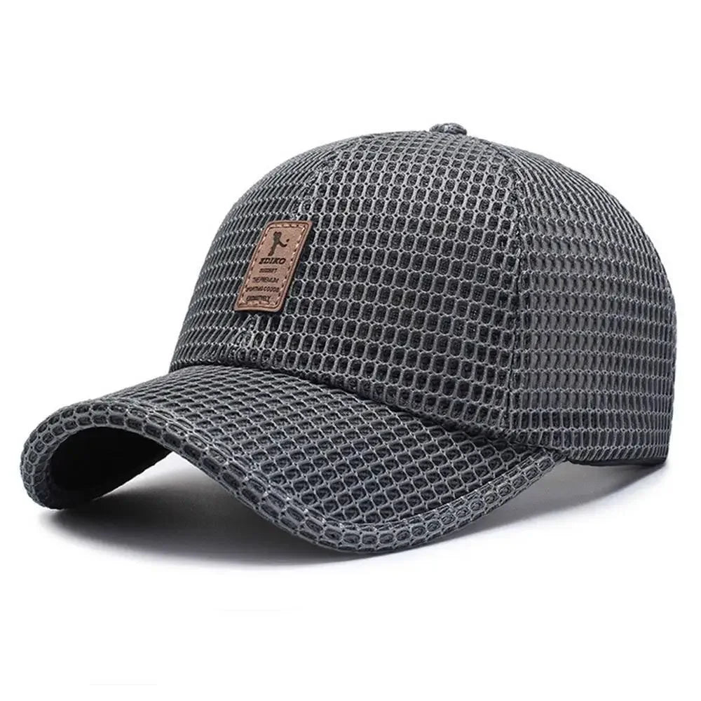 MaisonVerde® Breathable Summer Baseball Cap – Lightweight Mesh Outdoor Hat for Men & Women | Adjustable Duck Tongue Cap for Travel, Fishing, & Leisure