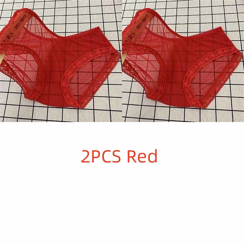 MaisonVerde® Sheer Mesh Seamless Briefs – Quick-Dry Transparent Low-Rise Panties for Women | Lightweight, Breathable, Sexy Underwear