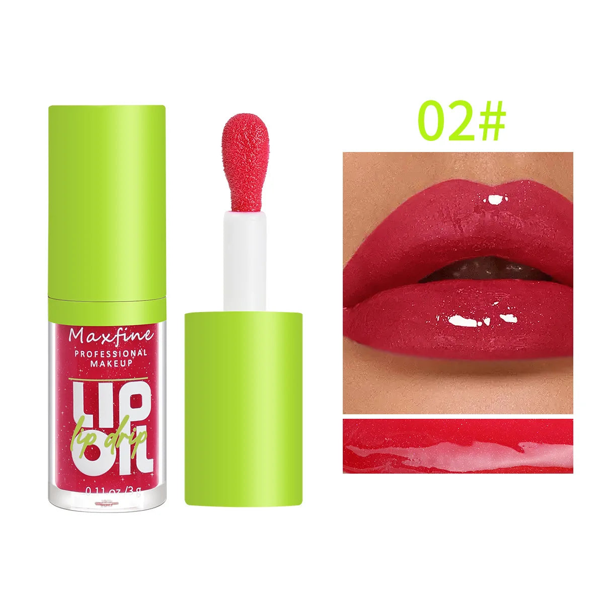 Lip Gloss – Waterproof, Long‑Lasting, Moisturising, Non‑Stick Cup