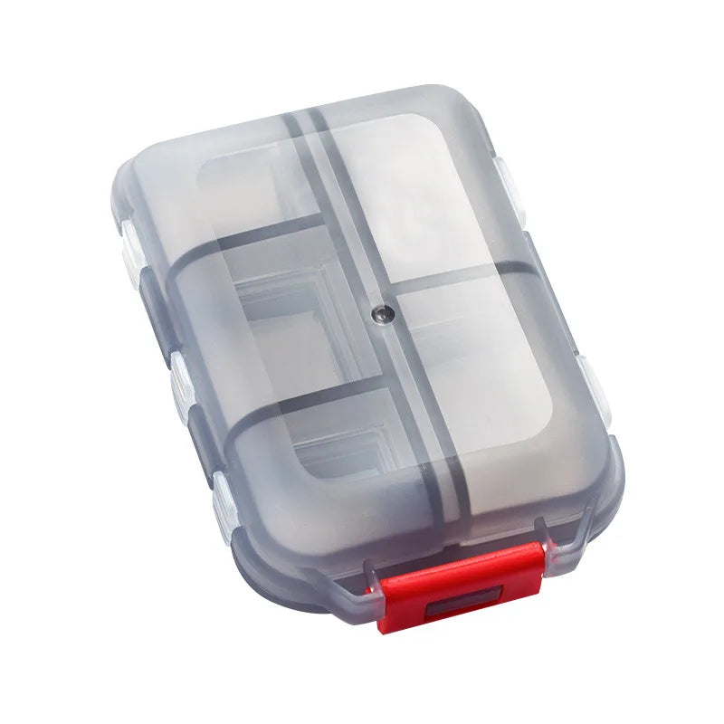 MaisonVerde® Travel Pill Organizer – Portable Moisture-Proof Medicine & Vitamin Box | 4–12 Compartments for Daily Use or Travel