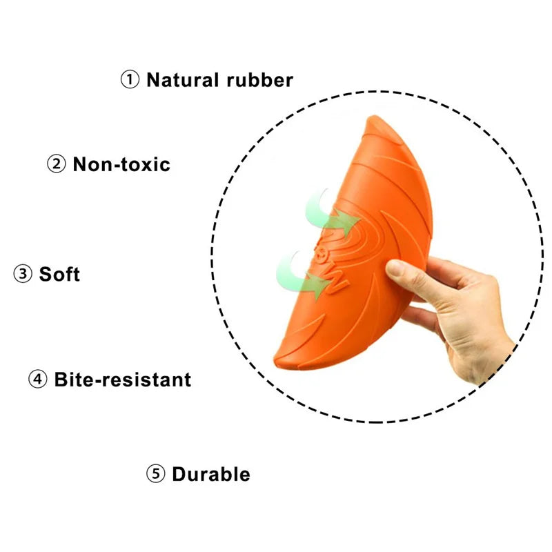 Durable Dog Frisbee – Bite-Resistant Flying Disc for Training & Outdoor Play
