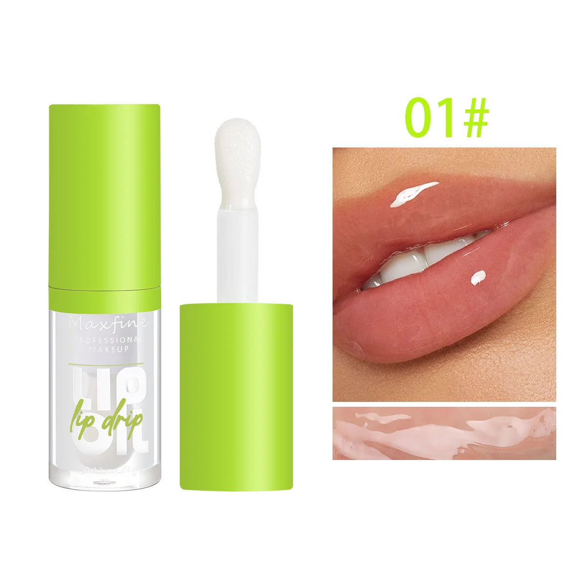 Lip Gloss – Waterproof, Long‑Lasting, Moisturising, Non‑Stick Cup